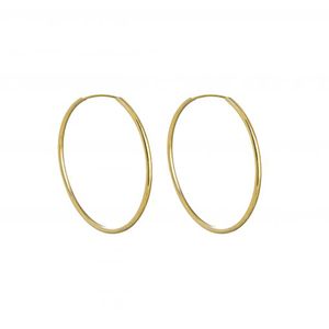 گوشواره طلا 18 عیار زنانه مدل حلقه ای d0049
